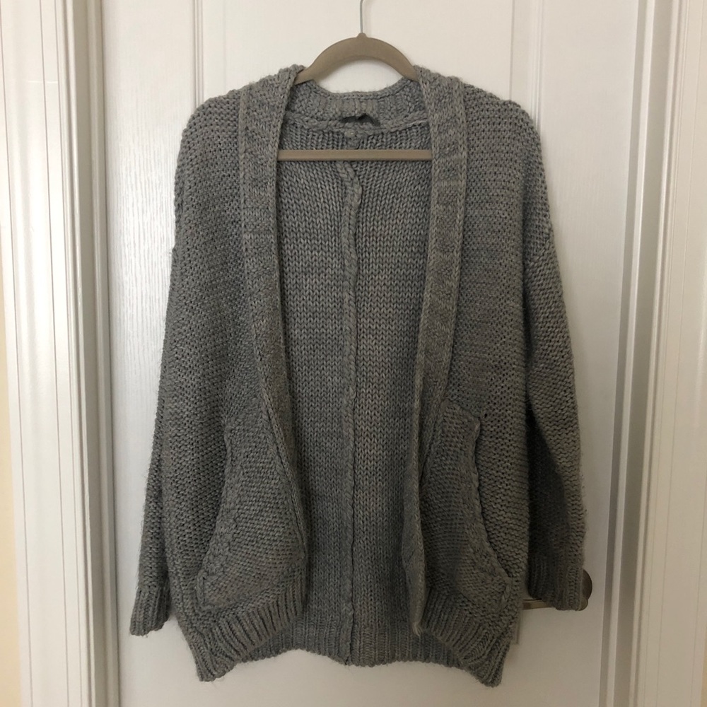 Gray Cardigan